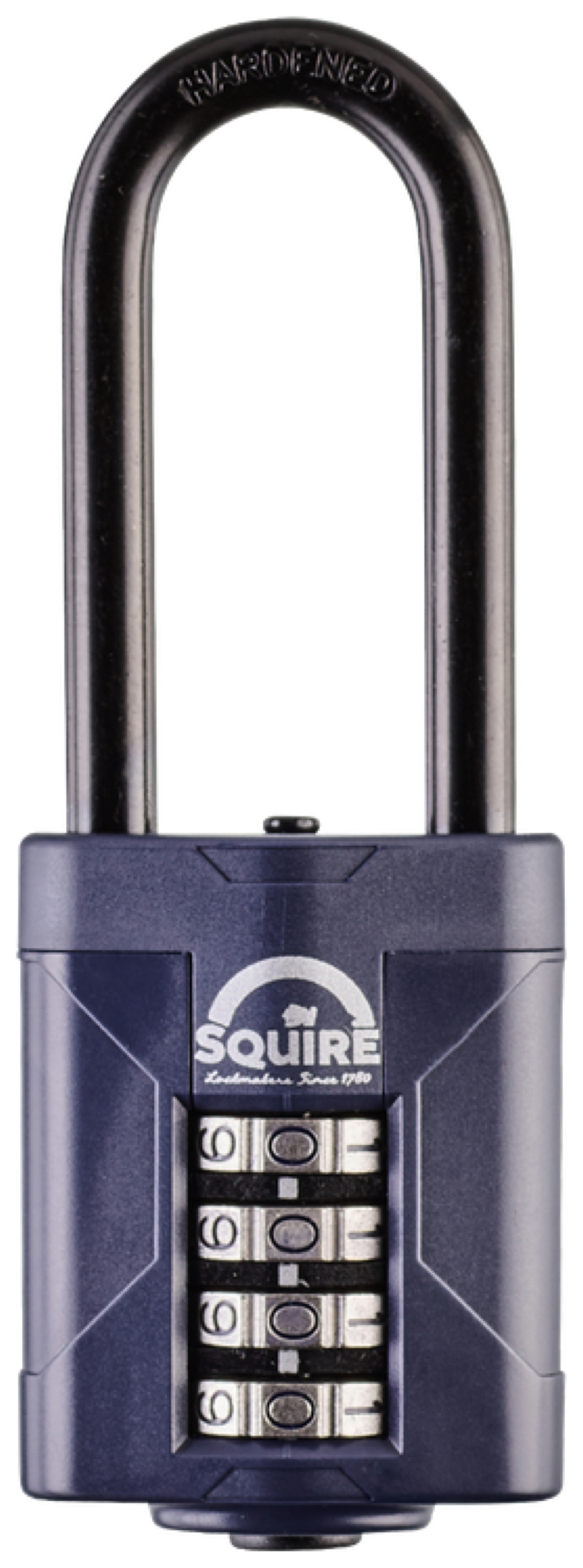 Image of Squire Combination Padlock with Extra Long Hardened Steel Shackle - 50mm