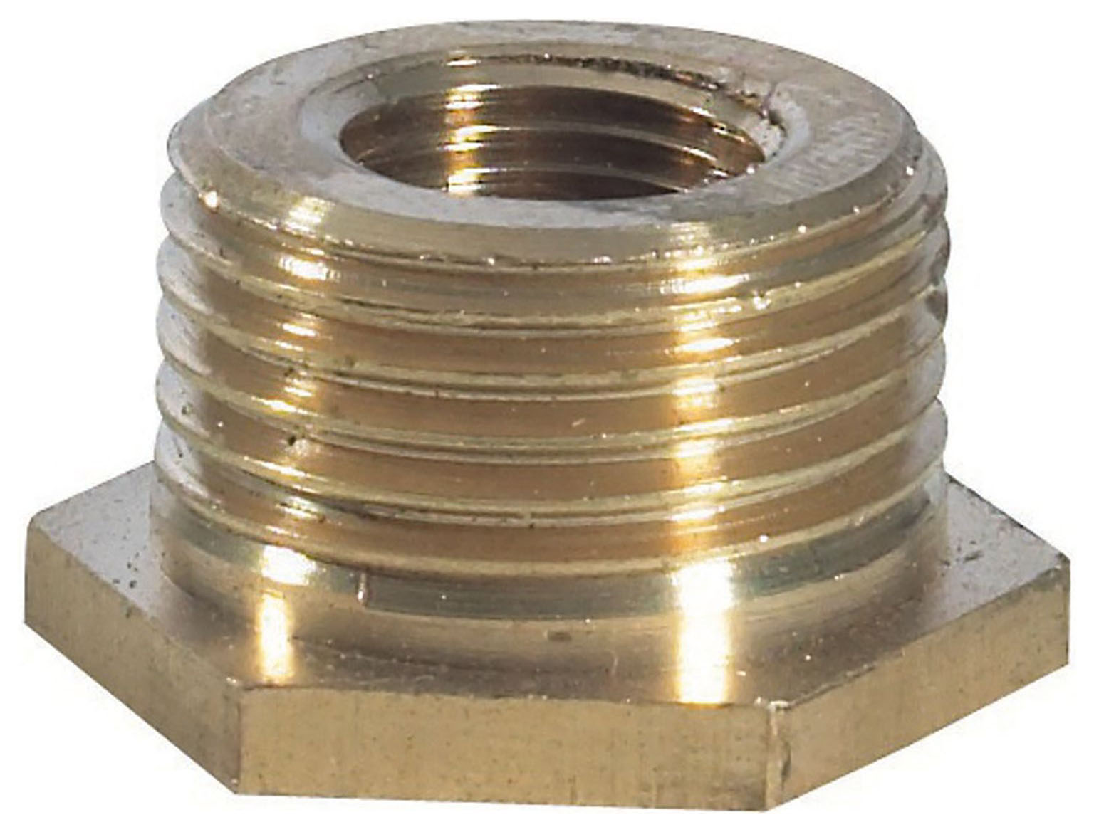 Wickes Brass Hexagonal Bush 3/4in x 1/2in