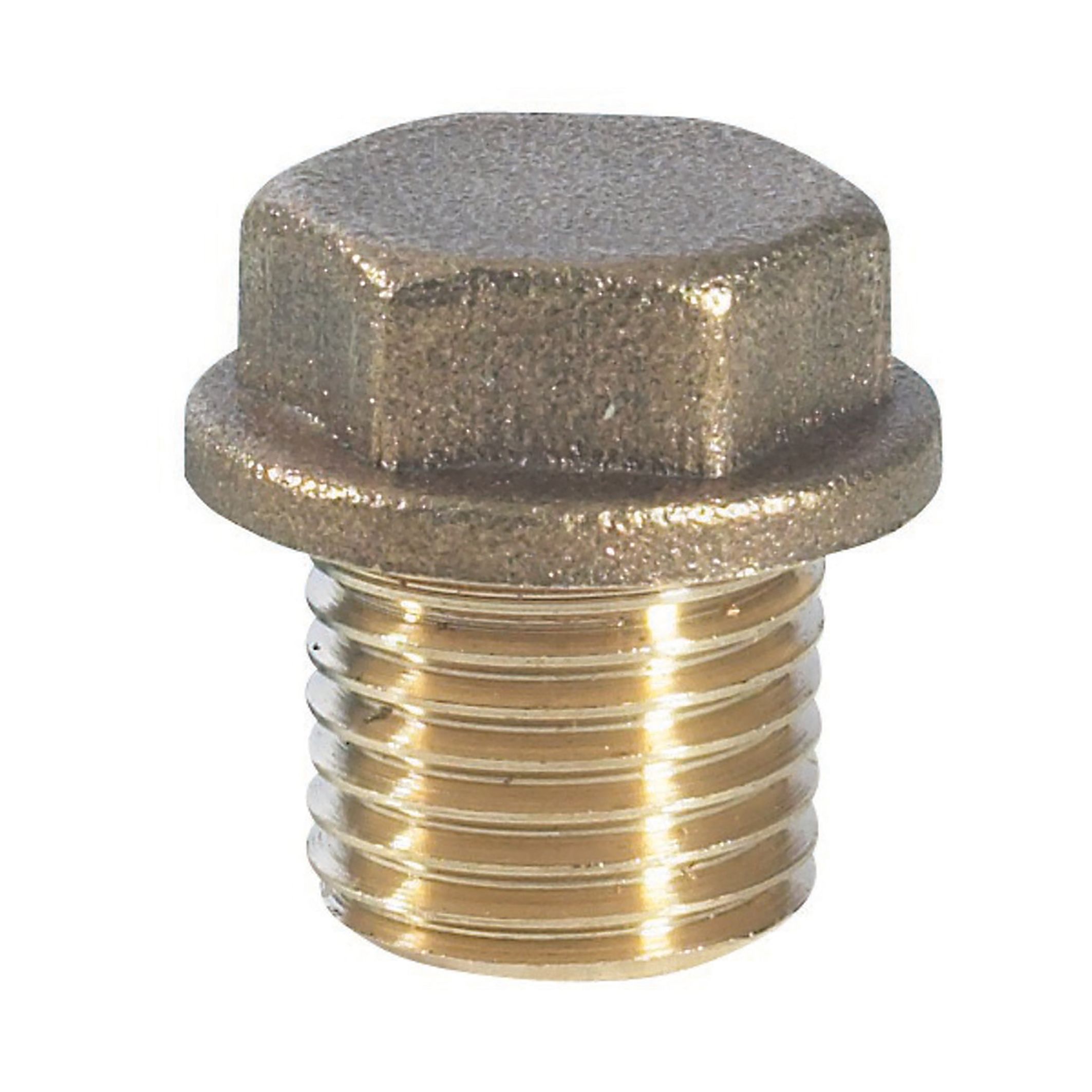 Image of Wickes Brass Flanged Plug 1/2in