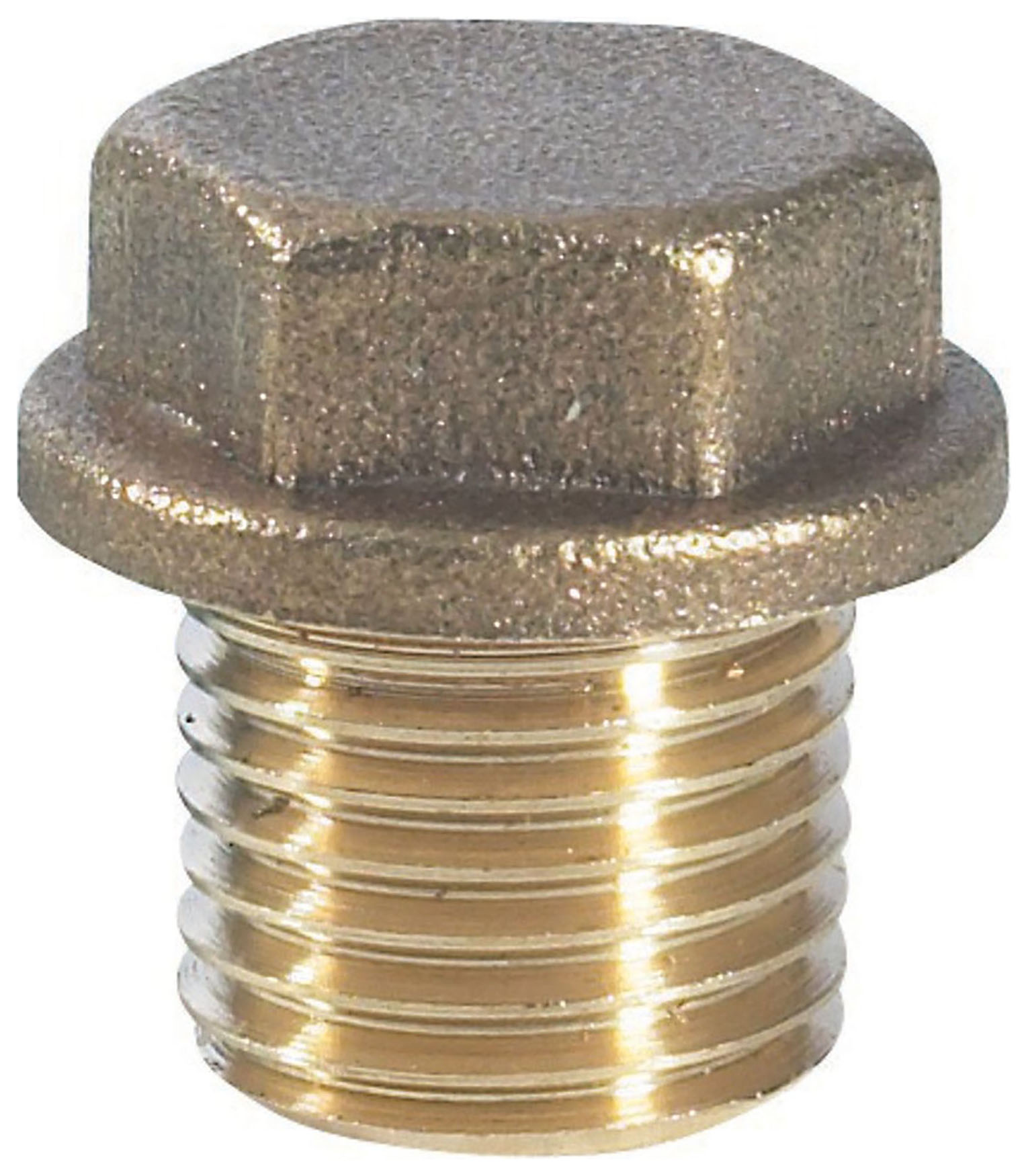 Image of Wickes Brass Flanged Plug 1/2in