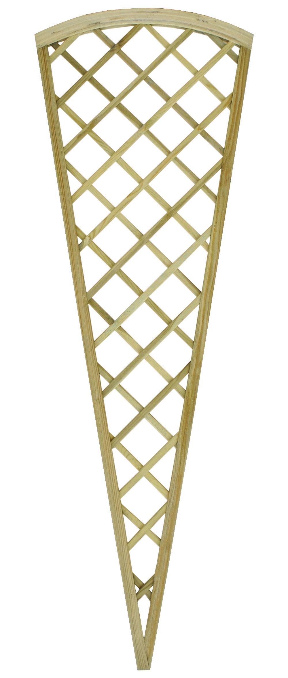 Wickes Traditional Fan Trellis - 600 x 1800mm