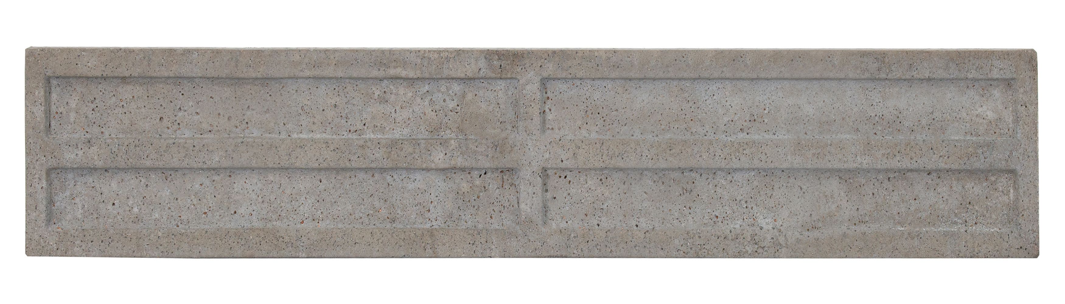 Wickes Recessed Concrete Gravel Board - 50mm X 300mm X 1.83m