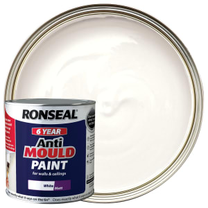 Ronseal Anti-mould Paint Matt White - 2.5l
