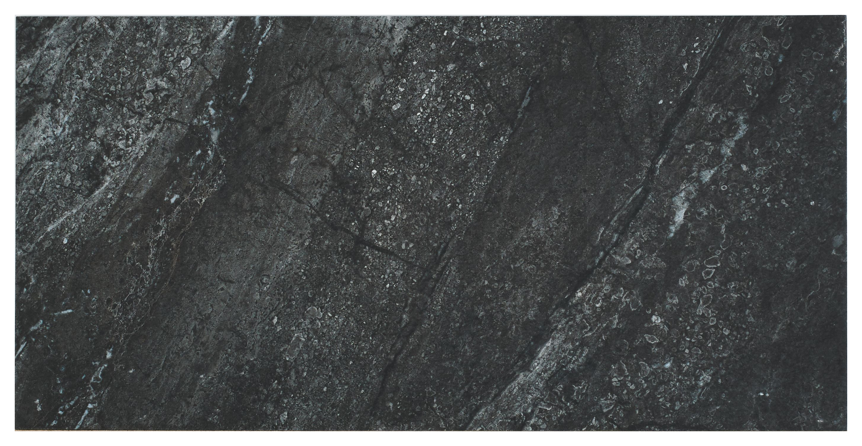 Wickes Amaro Charcoal Porcelain Wall & Floor Tile - 615 x 308mm - Sample