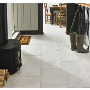 Wickes Como Limestone Porcelain Wall & Floor Tile - 600 x 400mm