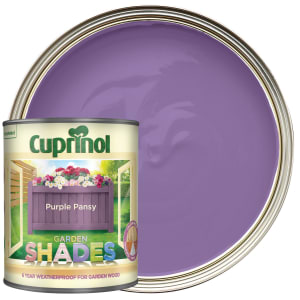 Cuprinol Garden Shades Matt Wood Treatment - Purple Pansy 1L