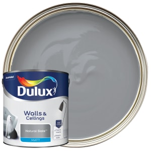 Dulux Matt Emulsion Paint - Natural Slate - 2.5L