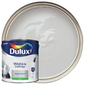Dulux Silk Emulsion Paint - Goose Down - 2.5L