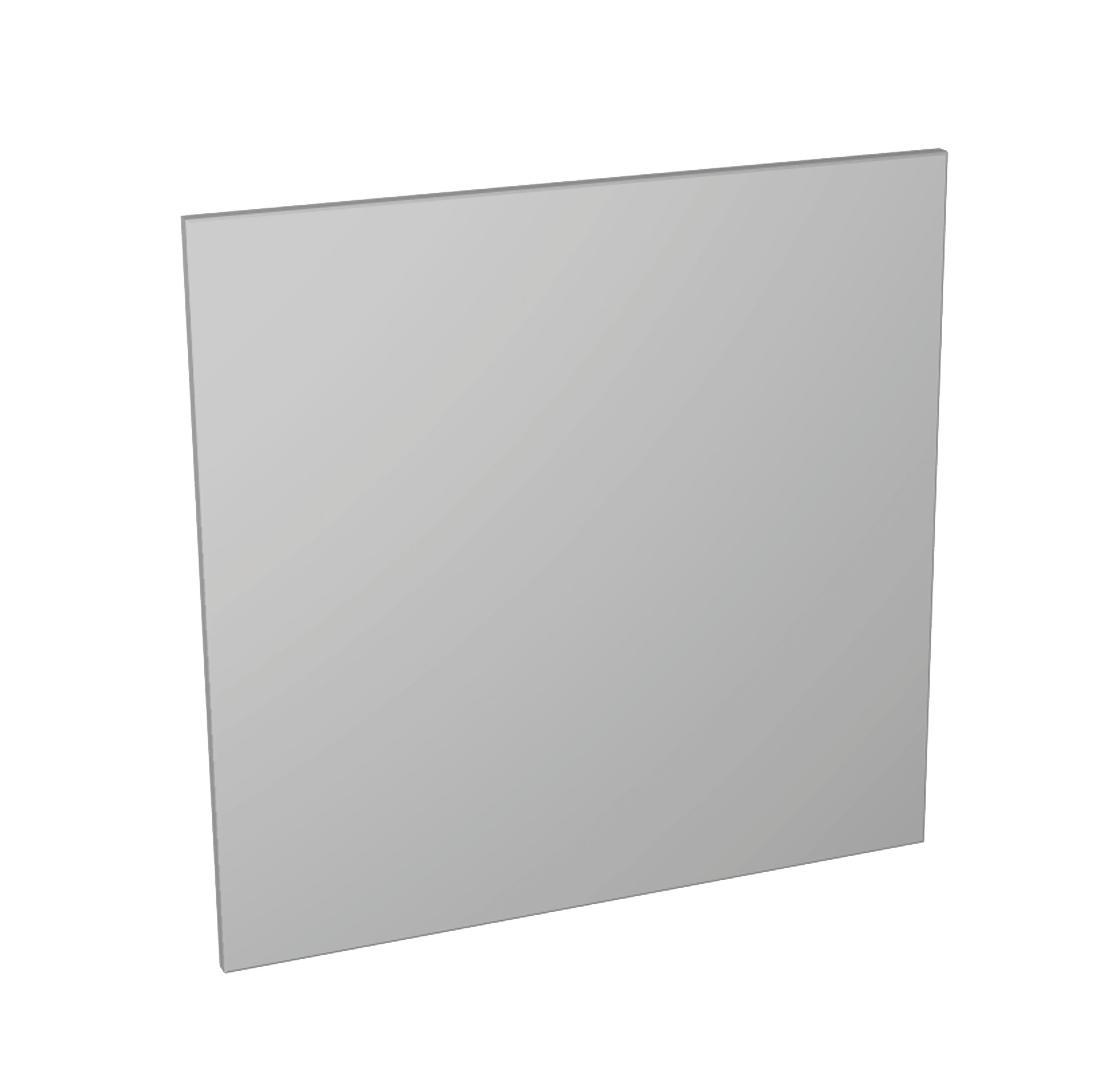 Image of Wickes Orlando Grey Gloss Slab Appliance Door (C) - 600 x 584mm