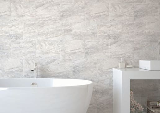 Wickes Amalfi Slate Grey Ceramic Wall, Slate Grey Bathroom Tile Paint