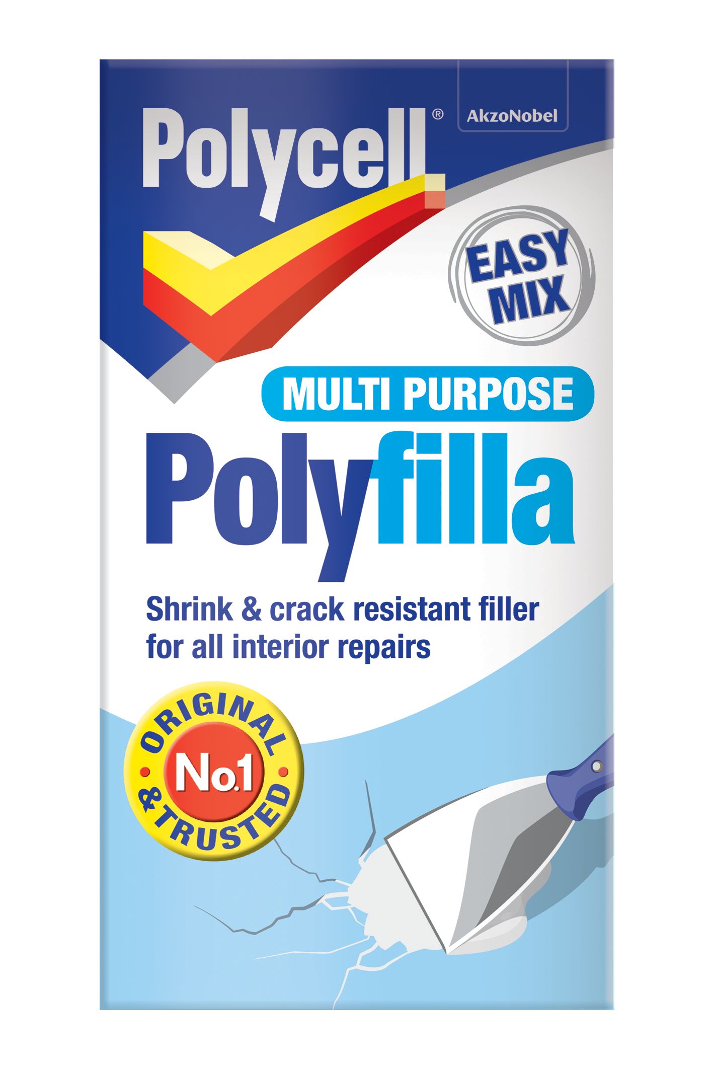 Image of Polycell Polyfilla Multi-Purpose Powder Filler - 450g