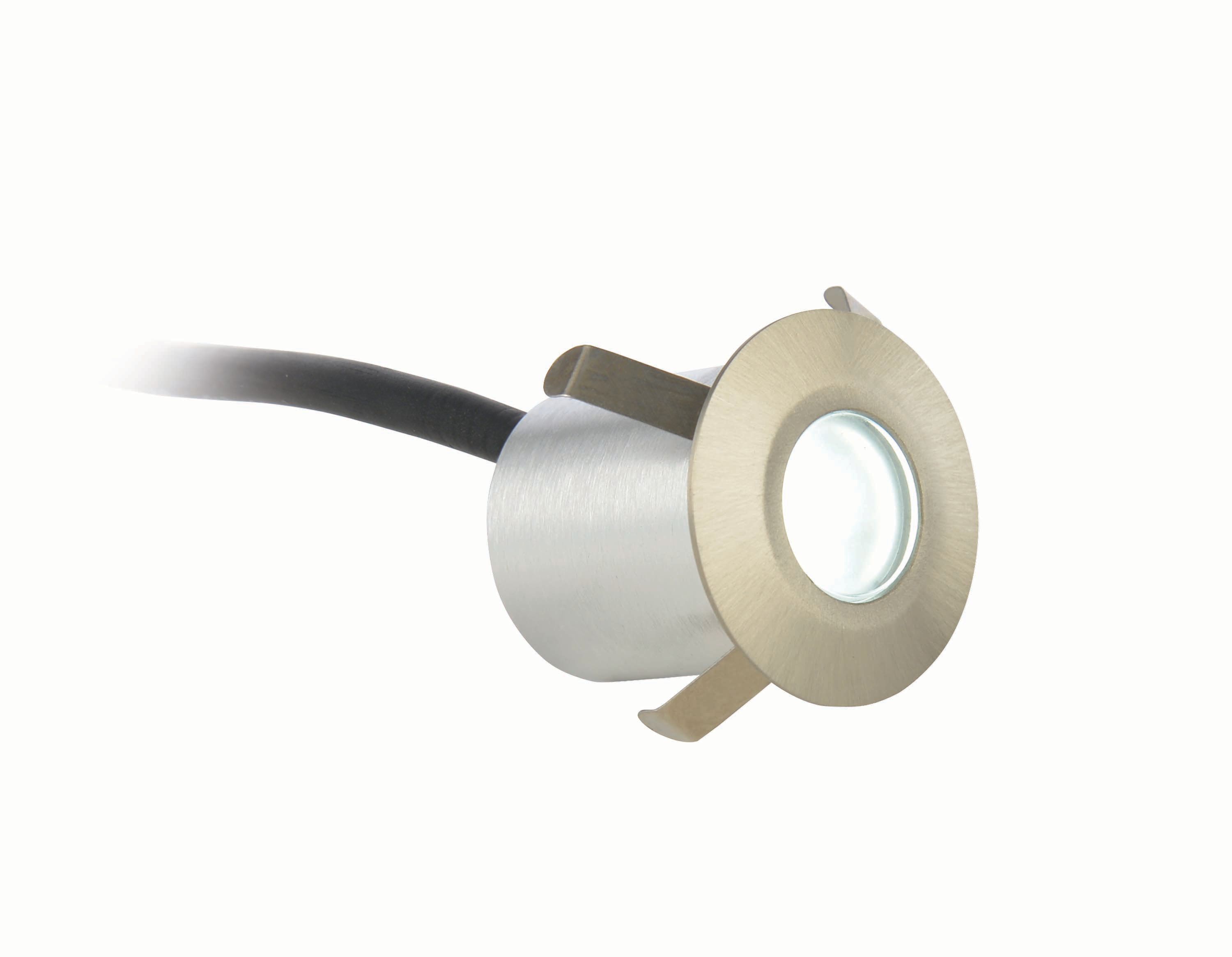 Culina Recessed Round Satin Nickel LED Decking Light - 6W