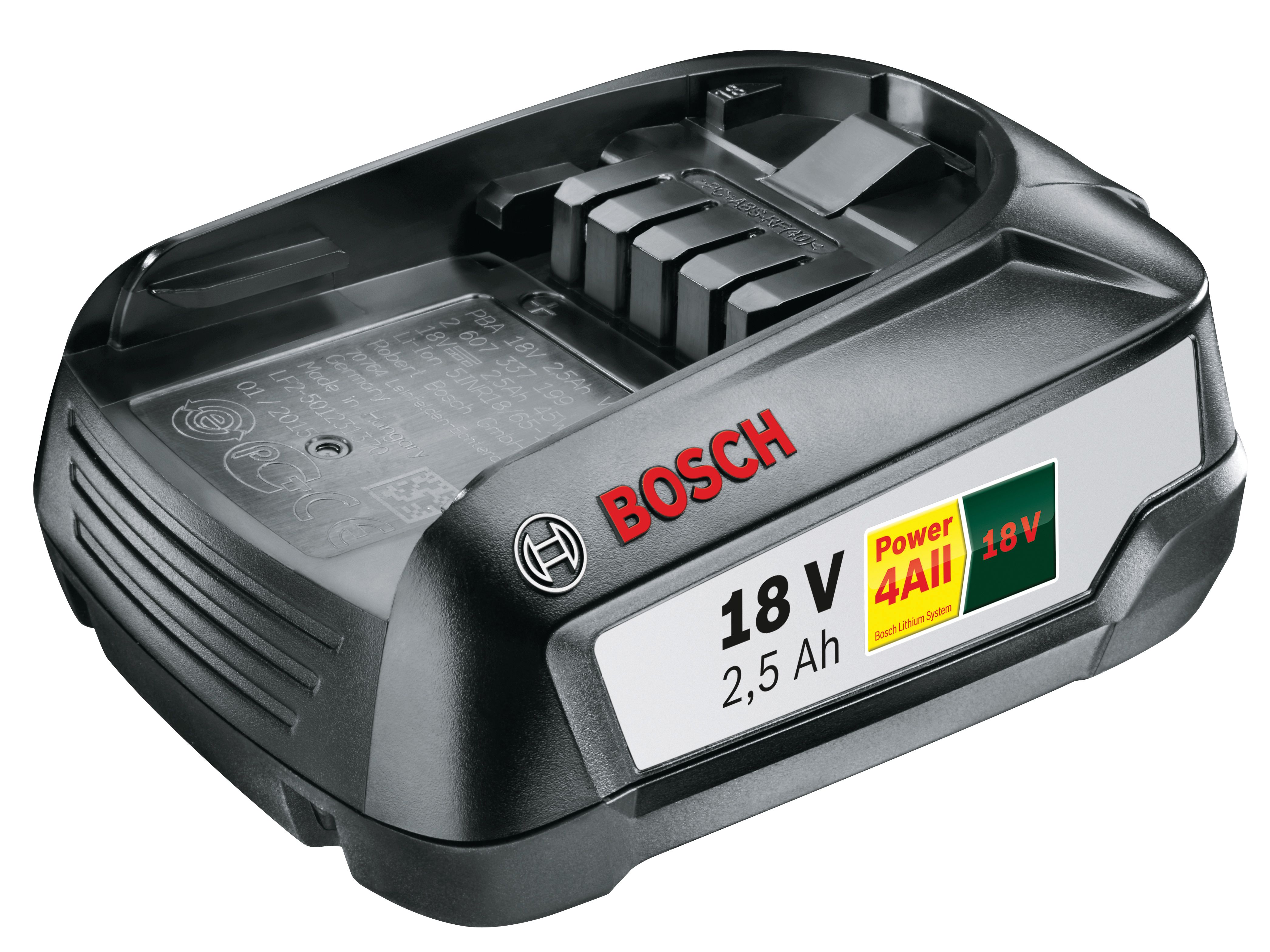 Bosch PBA 18V 2.5Ah Li-ion W-b Battery Pack