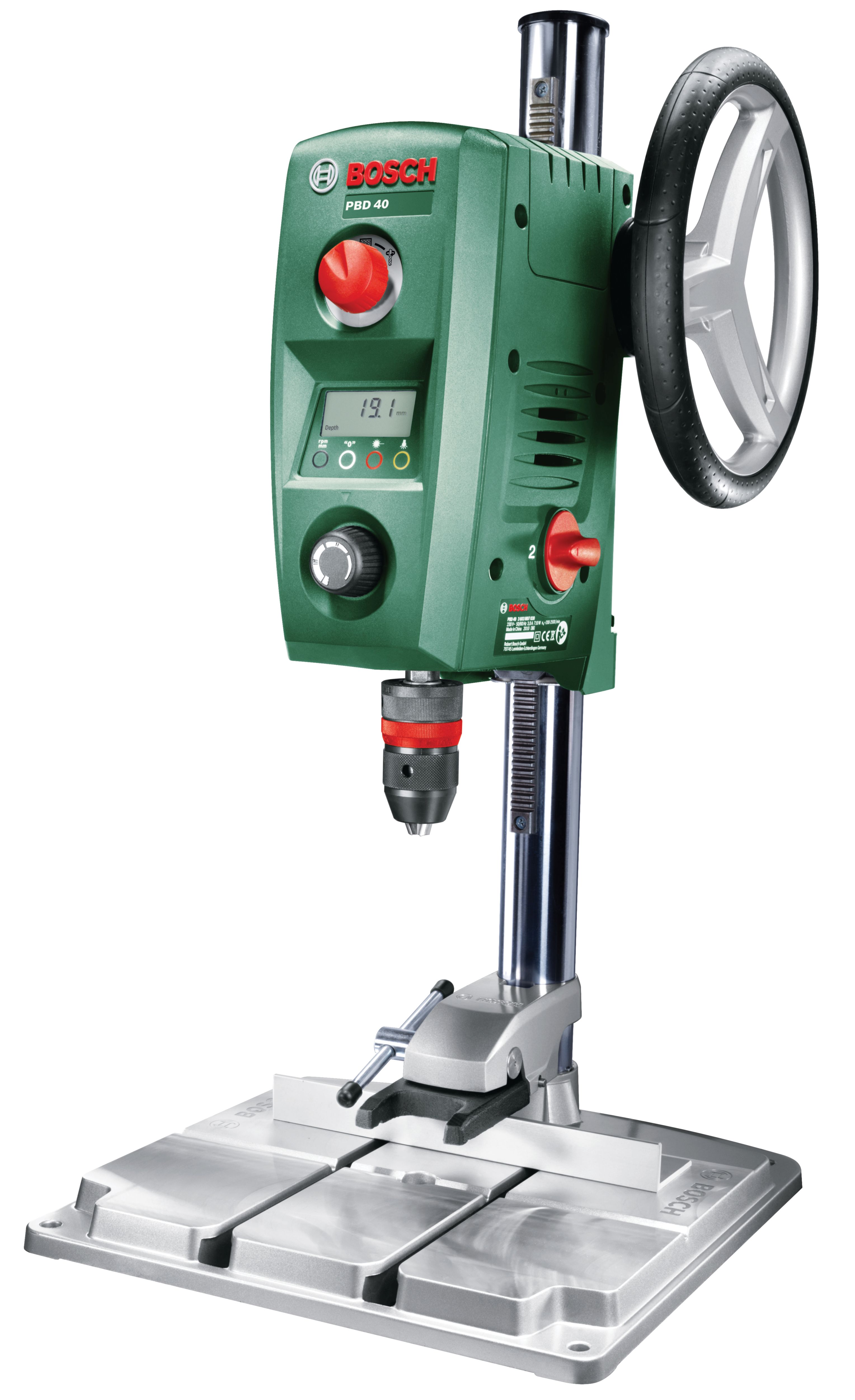 Image of Bosch PBD 40 Bench Corded Variable Speed Pillar Drill - 710W