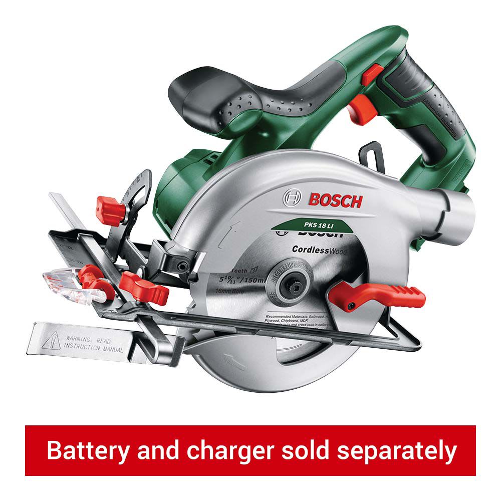 Offer Wickes Bosch PKS 18 V LiIon Cordless Circular Saw
