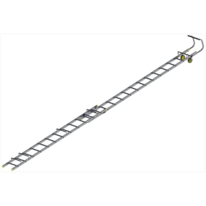 Youngman Double Section 7.13m Aluminium Roof Ladder