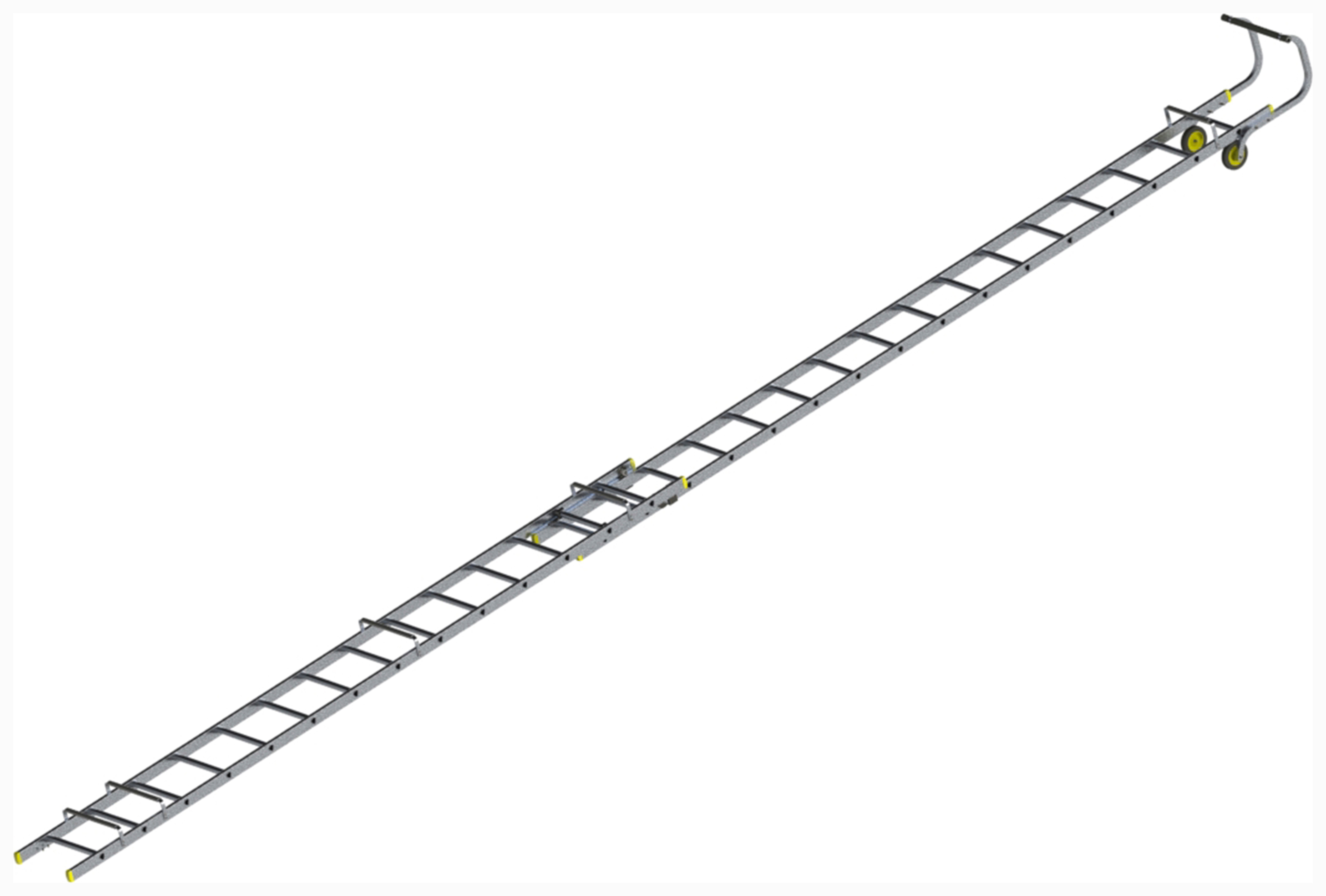 Werner Double Section Aluminium Roof Ladder - 8.25m