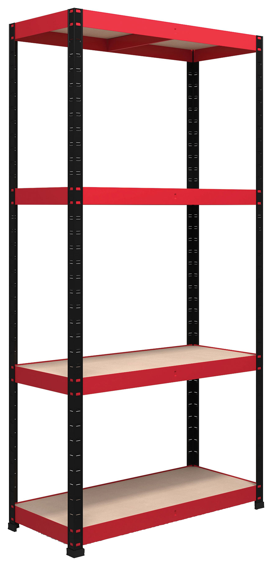 Rb Boss Shelf Kit 4 Wood Shelves - 1800 x 900 x 400mm 300kg Udl