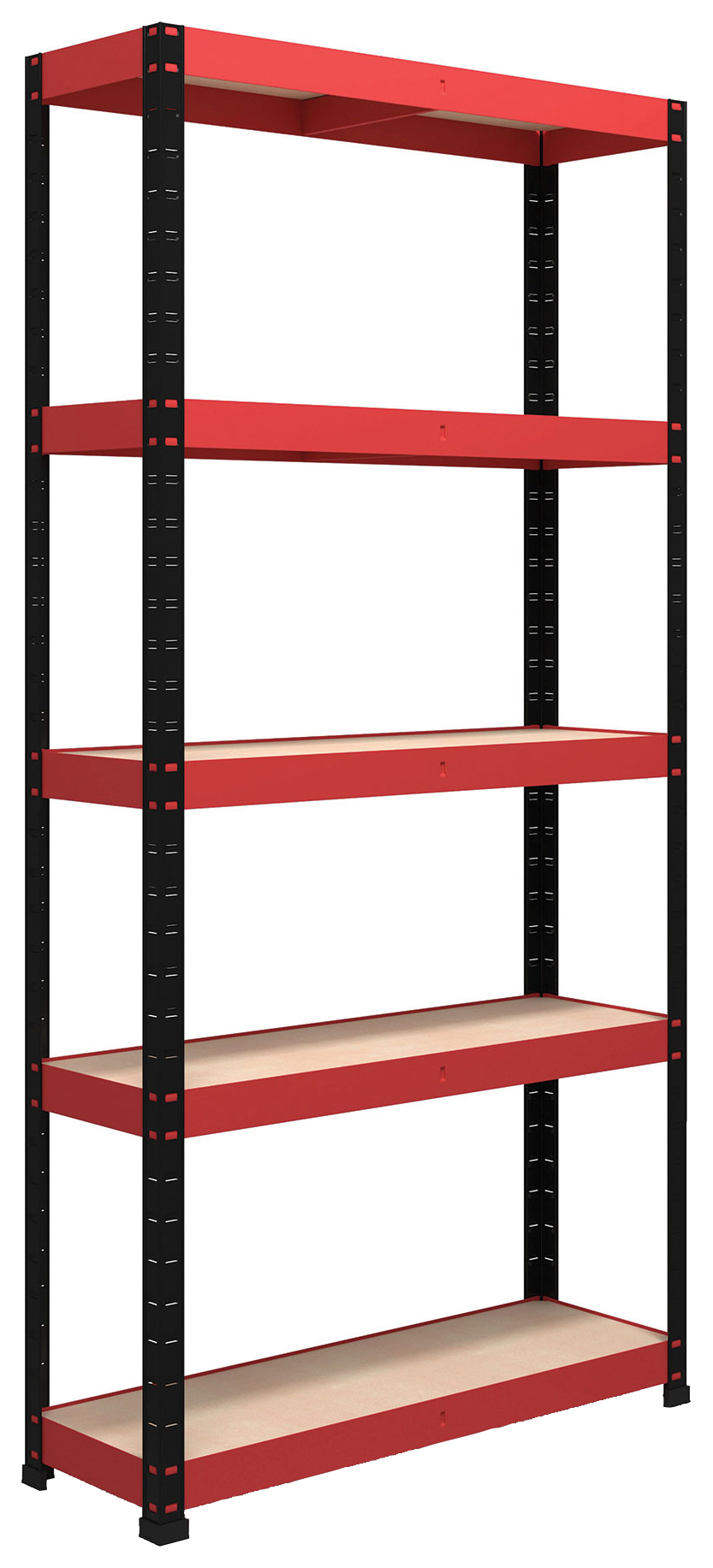 Image of Rb Boss Shelf Kit 5 Wood Shelves - 1800 x 900 x 400mm 250kg Udl