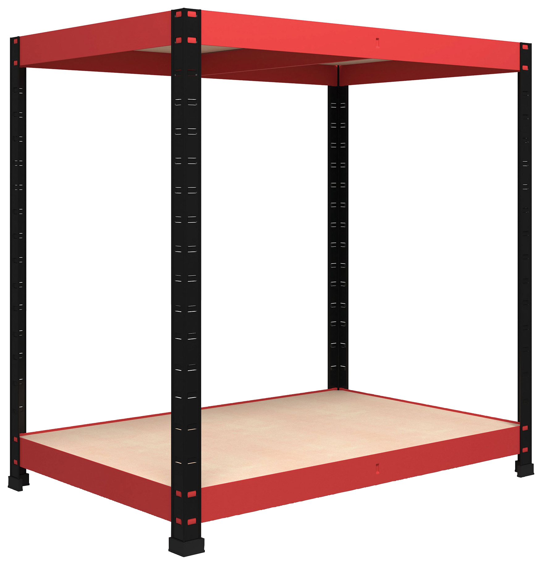 Image of Rb Boss Workbench 2 Wood Shelves - 900 x 900 x 600mm 800kg Udl