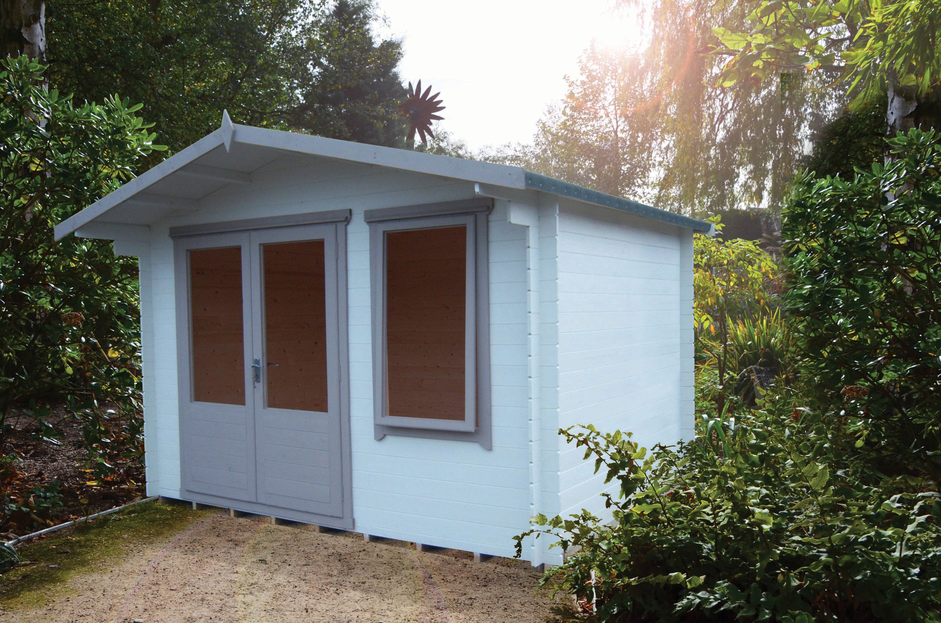 Image of Shire Berryfield 11 x 10ft Double Door Garden Log Cabin