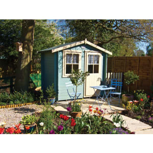 Shire 7 X 7 Ft Avesbury Traditional Garden Summerhouse With Opening Window