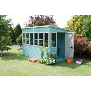 Shire Timber Pent Potting Shed - 10 x 6 ft