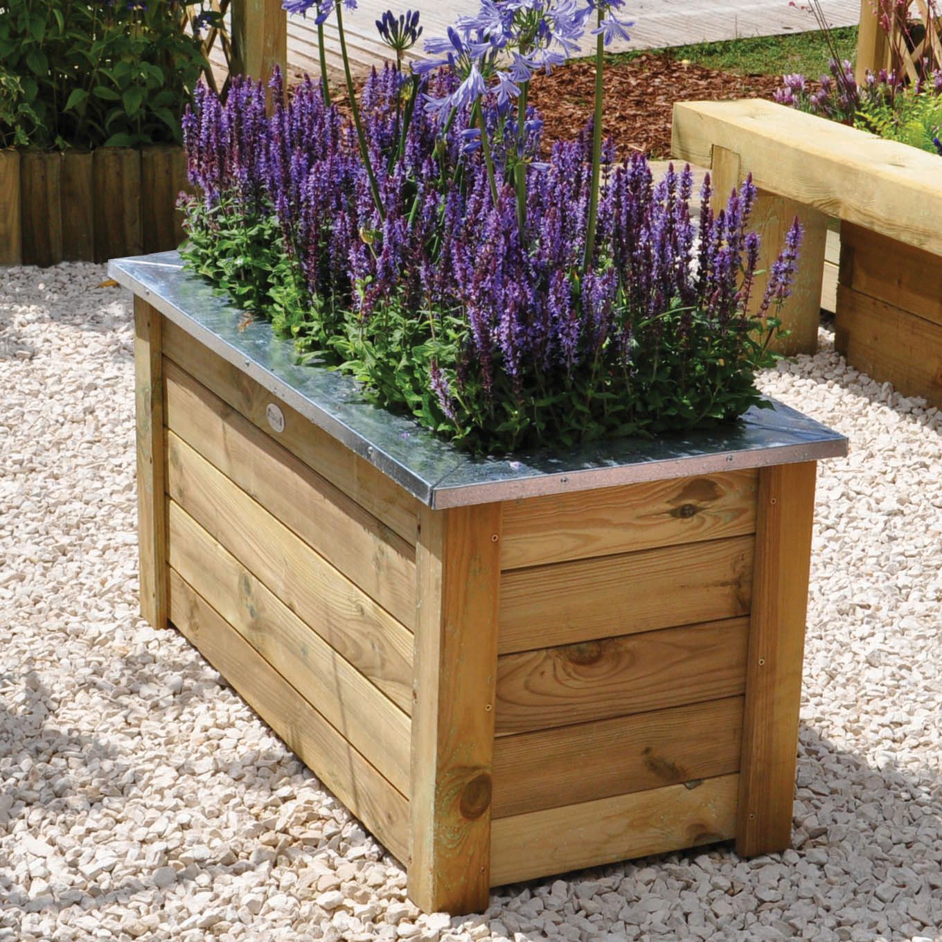 Forest Garden Cambridge Planter - 500mm x 1m