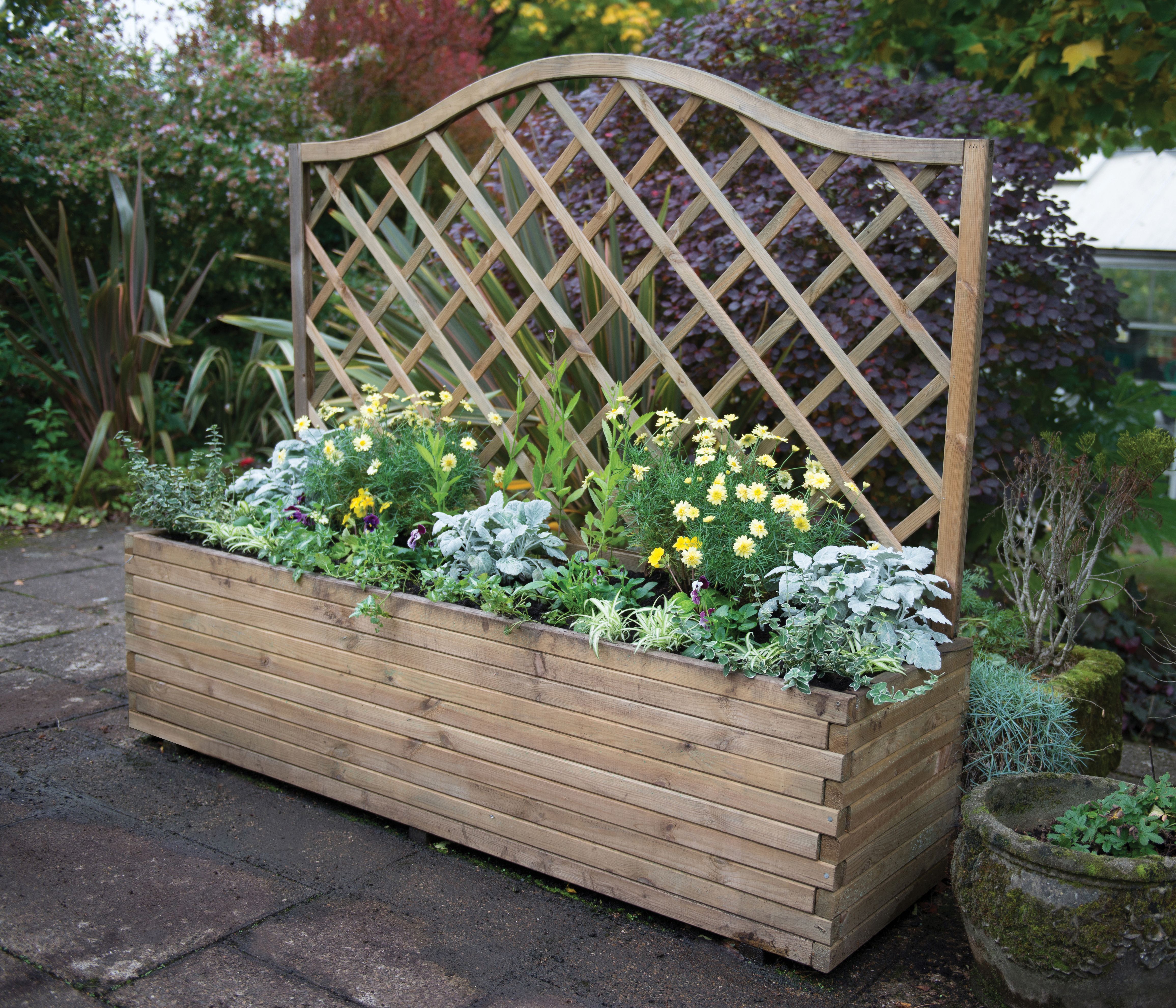 Forest Garden Venice Planter Natural - 1500 x 1800mm