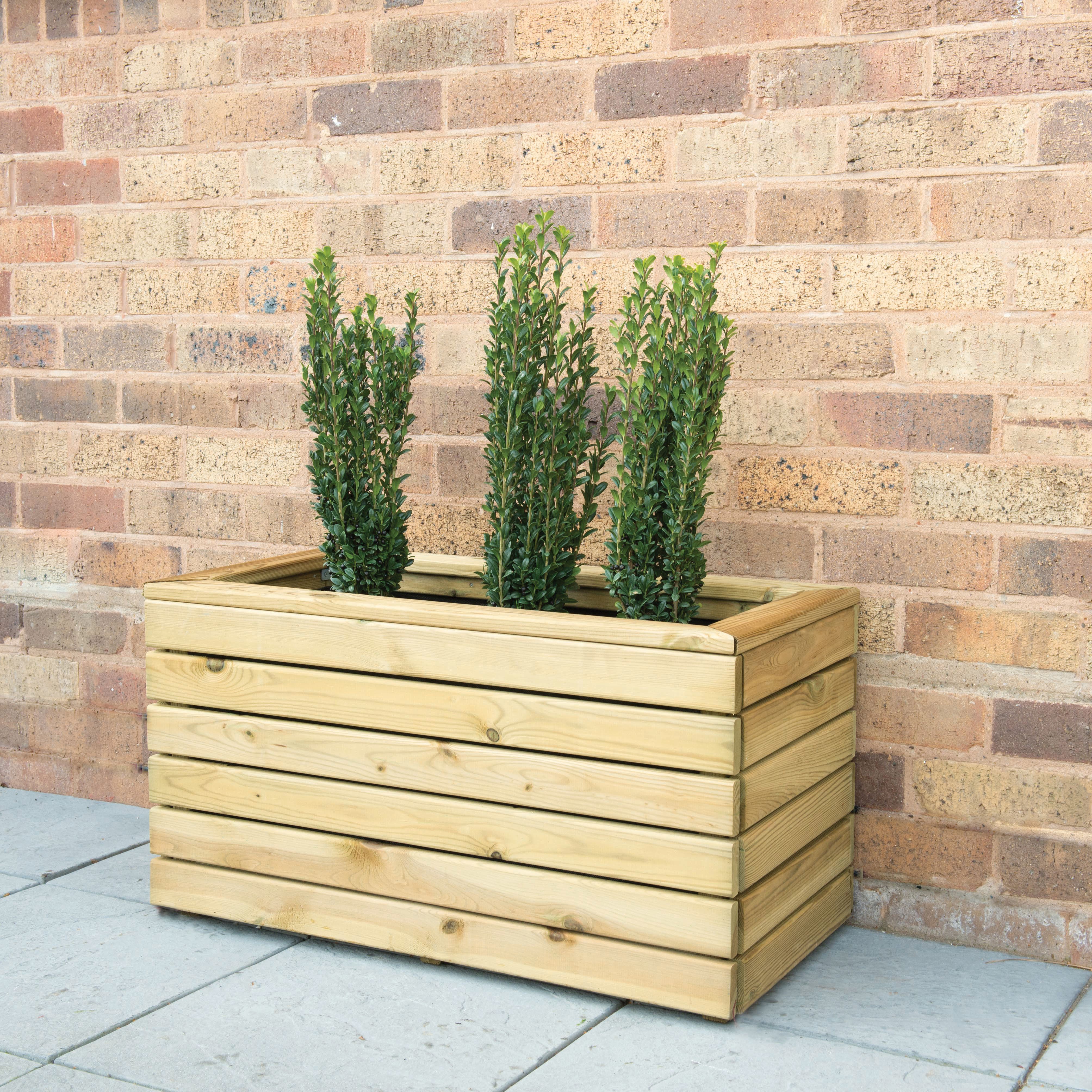 Image of Forest Garden Linear Double Planter - 800 x 400mm