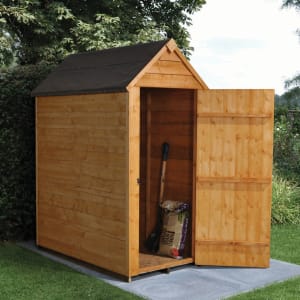 Forest Garden 3 x 5 ft Small Apex Overlap Dip Treated Windowless Shed