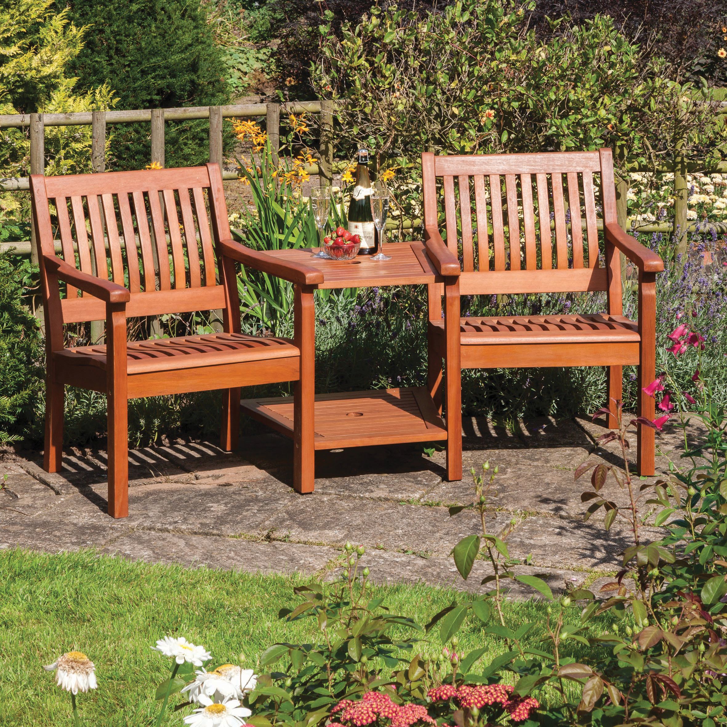 Image of Rowlinson Willington Garden Companion Seat for Two