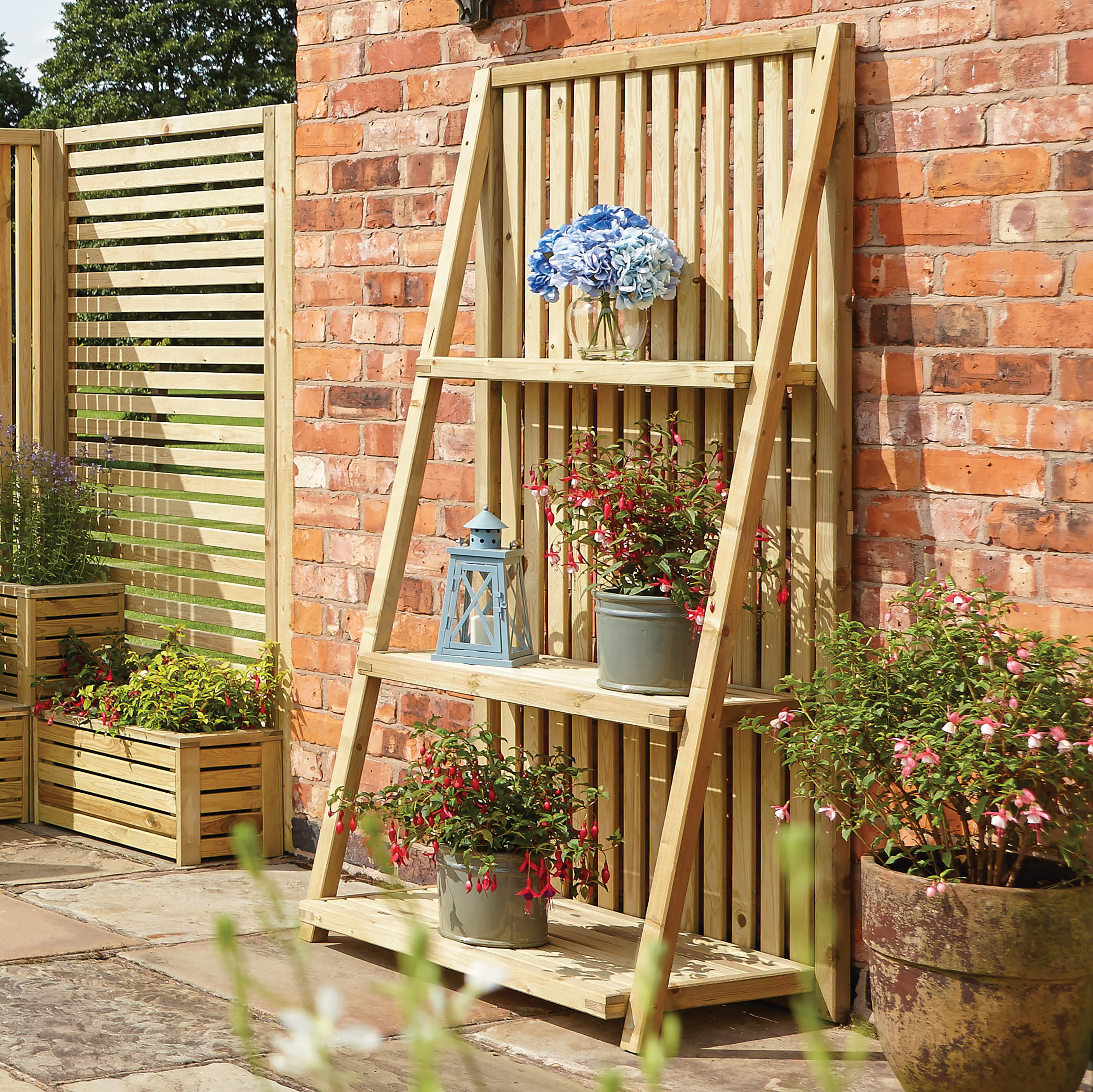 Image of Rowlinson Pressure Treated Garden Plant Stand