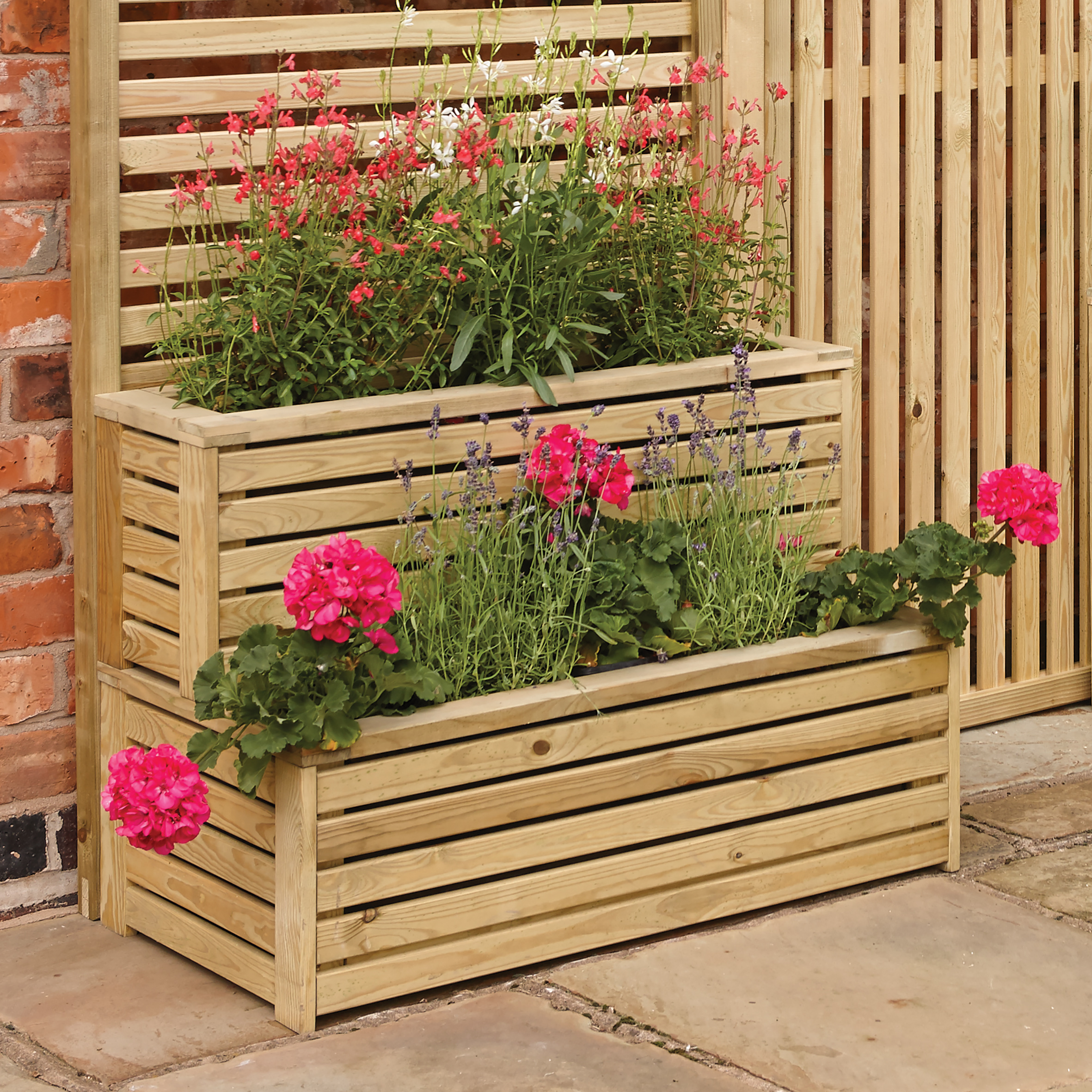 Rowlinson Tier Planter - 300 x 900 x 450mm