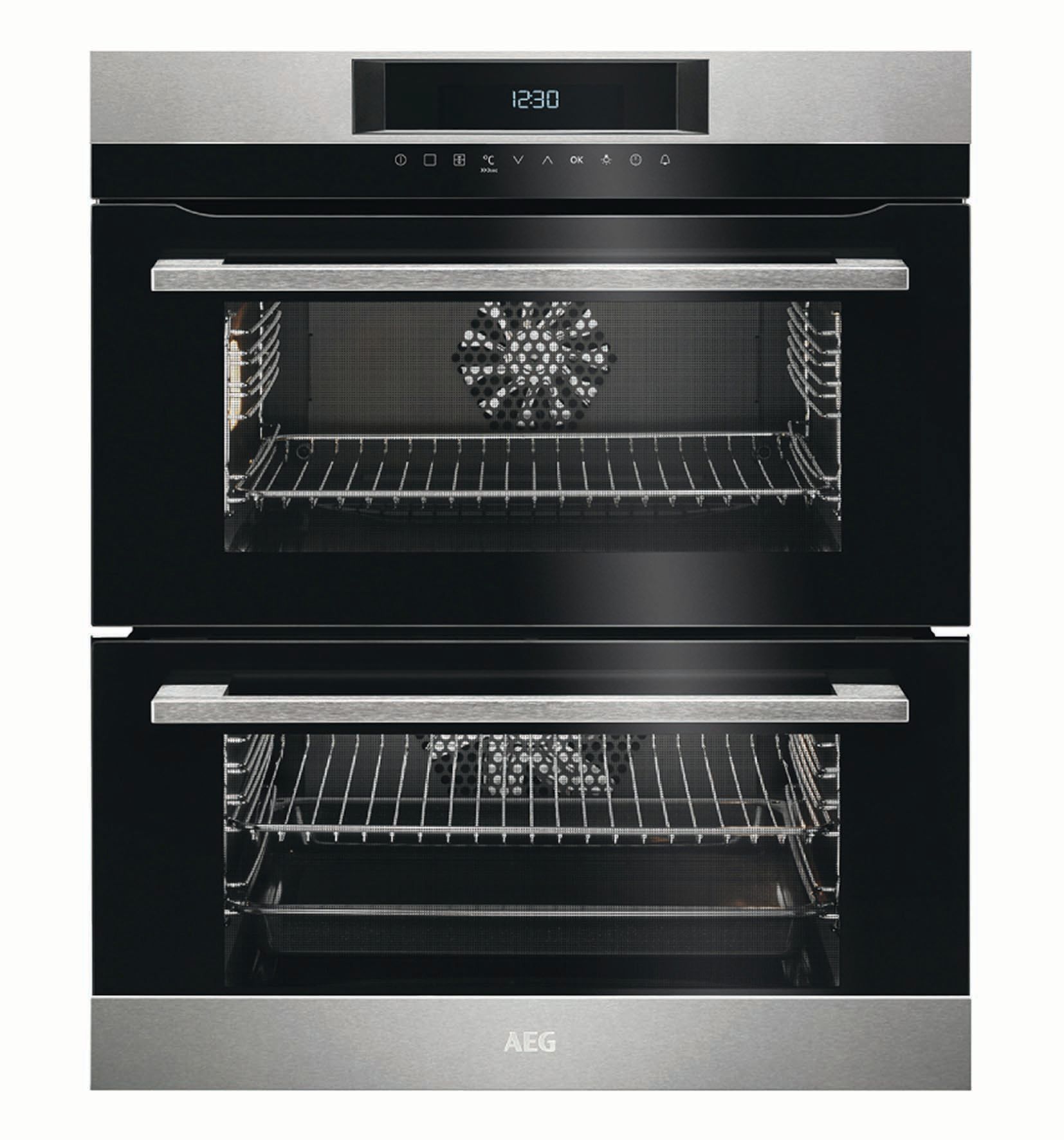 AEG DUK731110M Surround Cook Double Multifunction Electric Oven - Stainless Steel