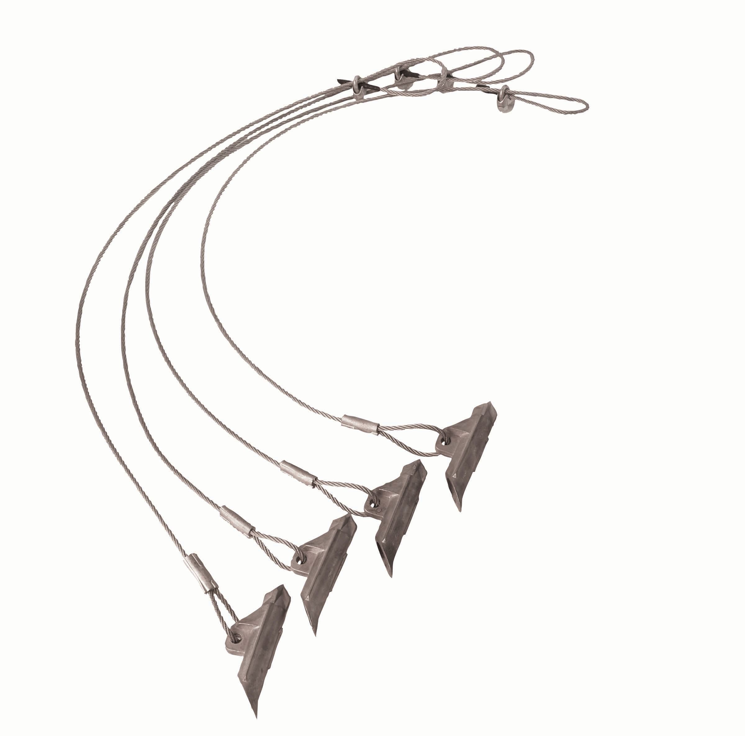 Shelterlogic Easy Hook Anchor Steel Cable Clamps Pack of 4 Wickes.co.uk