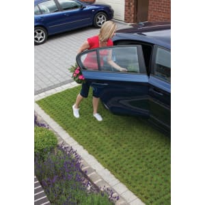 Marshalls Grassguard 130 Textured Driveway Block Paving - Earth Brown 500 x 300 x 100mm Pack of 64