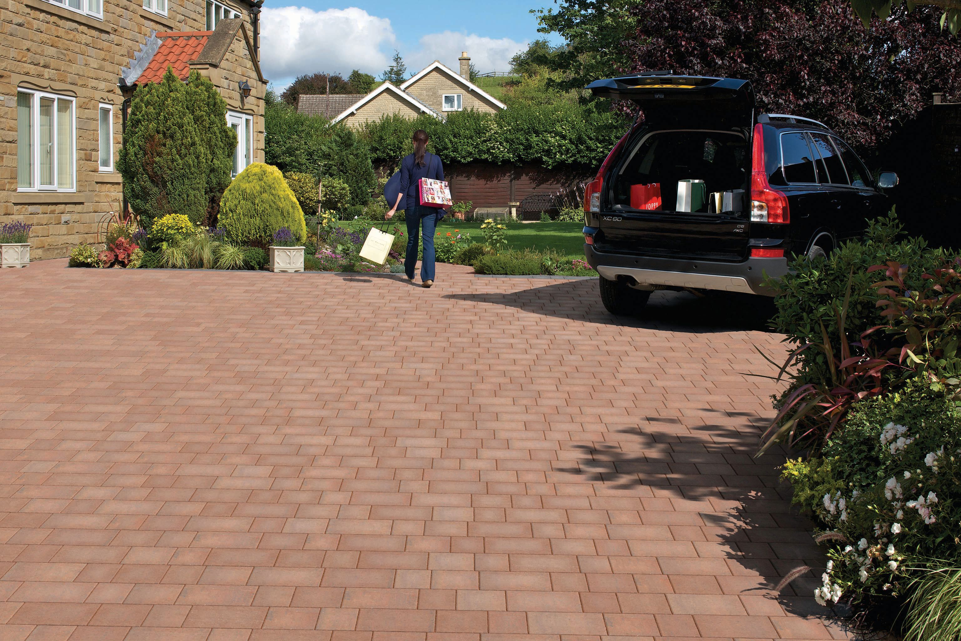 Marshalls Drivesett Savanna Textured Traditional Driveway Block Paving - 120 x 160 x 50mm - Pack of 540