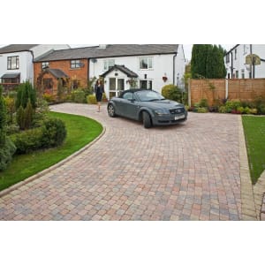 Marshalls Drivesett Deco Textured Driveway Block Paving Pack Mixed Size - Traditional 10.67m²