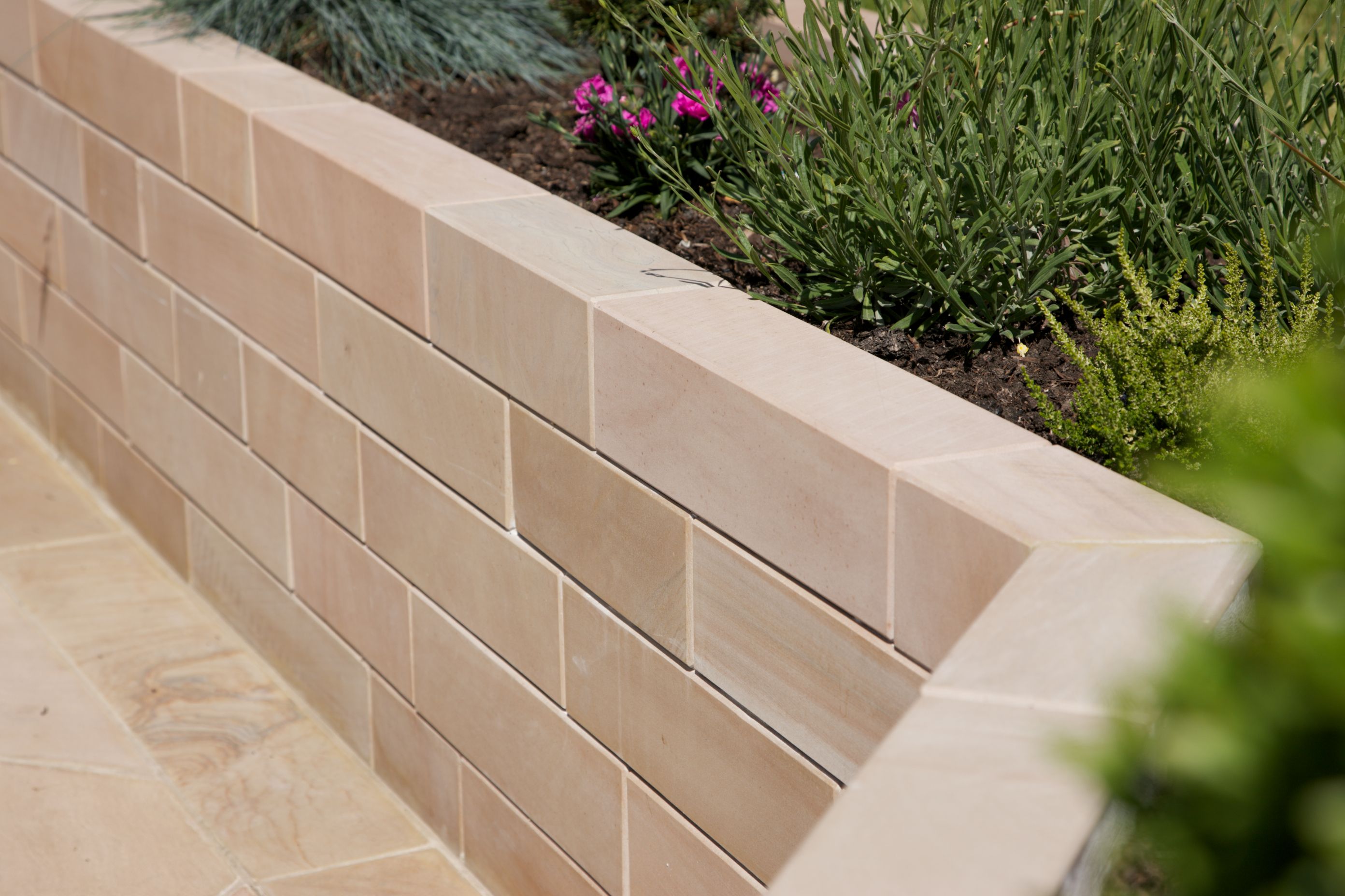 Marshalls Fairstone Sawn Versuro Smooth Caramel Cream Walling Stone - 3m2