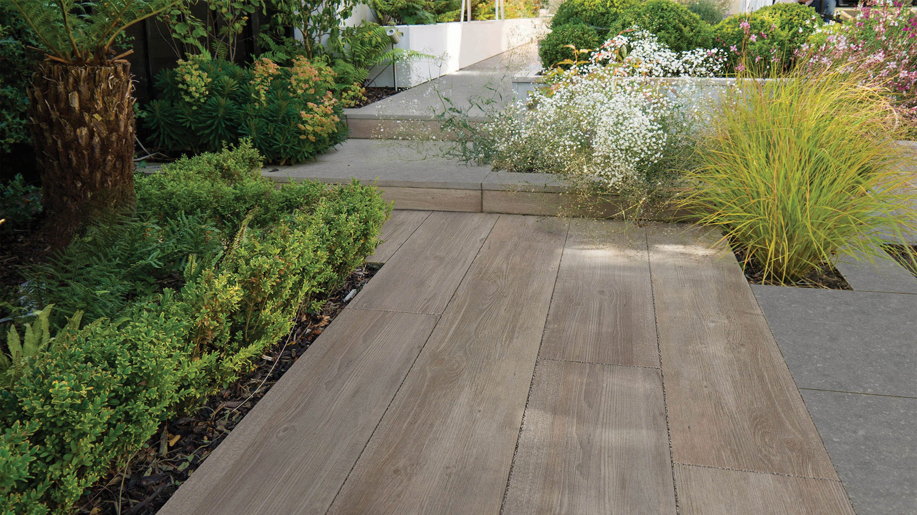 Marshalls Symphony Smooth Birch 295 x 1192 x 20mm Porcelain Paving Slab - Pack of 48