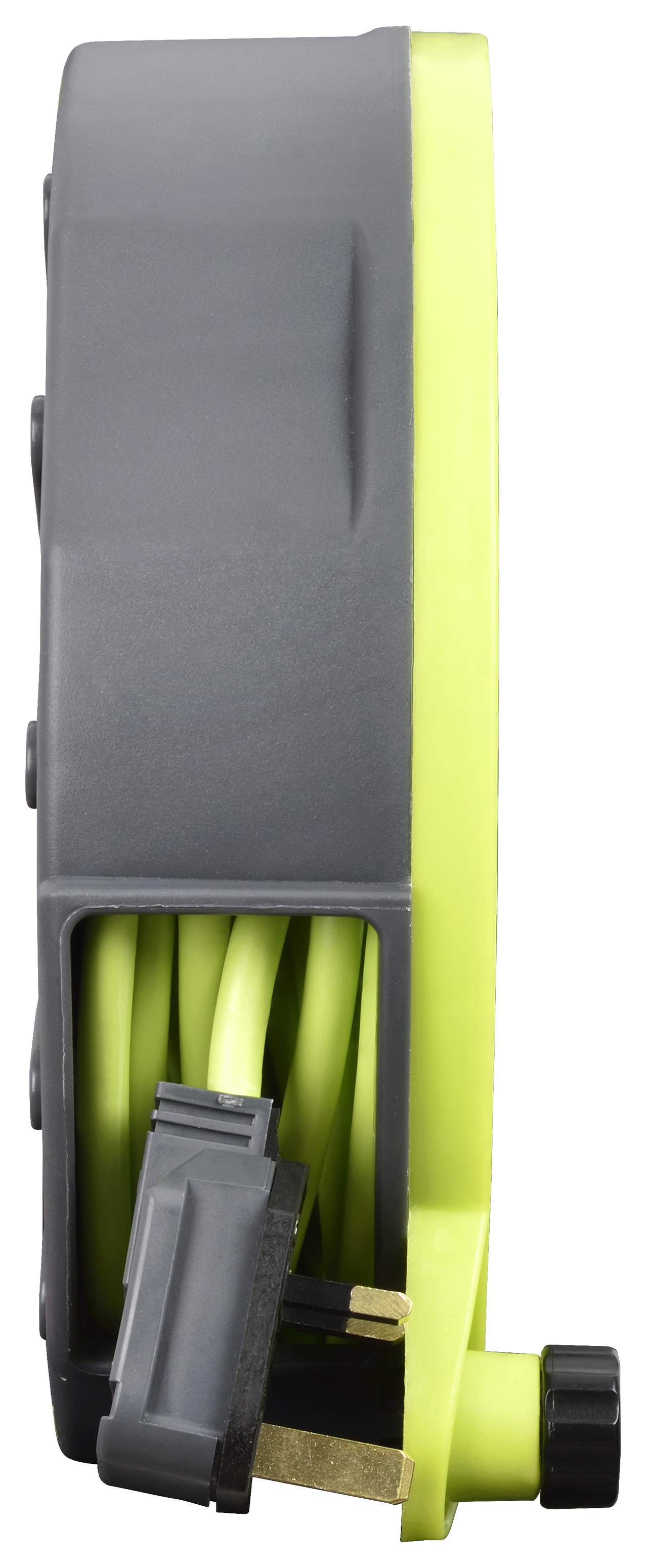 Image of Masterplug Pro-XT 4 Socket Cassette Reel High Visibility Cable - 10m 13A