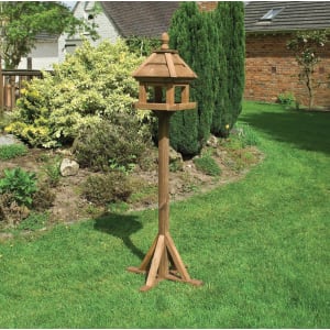 Rowlinson Premium Timber Lechlade Bird Table - 2 x 2 ft