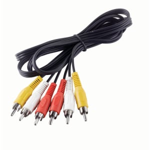 Ross 3 Phono to 3 Phono Cable - 1.5m