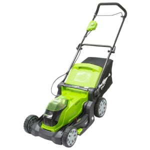 Greenworks Cordless Li-ion Lawn Mower 40V with 2 x 2Ah Batteries & Charger - 40cm