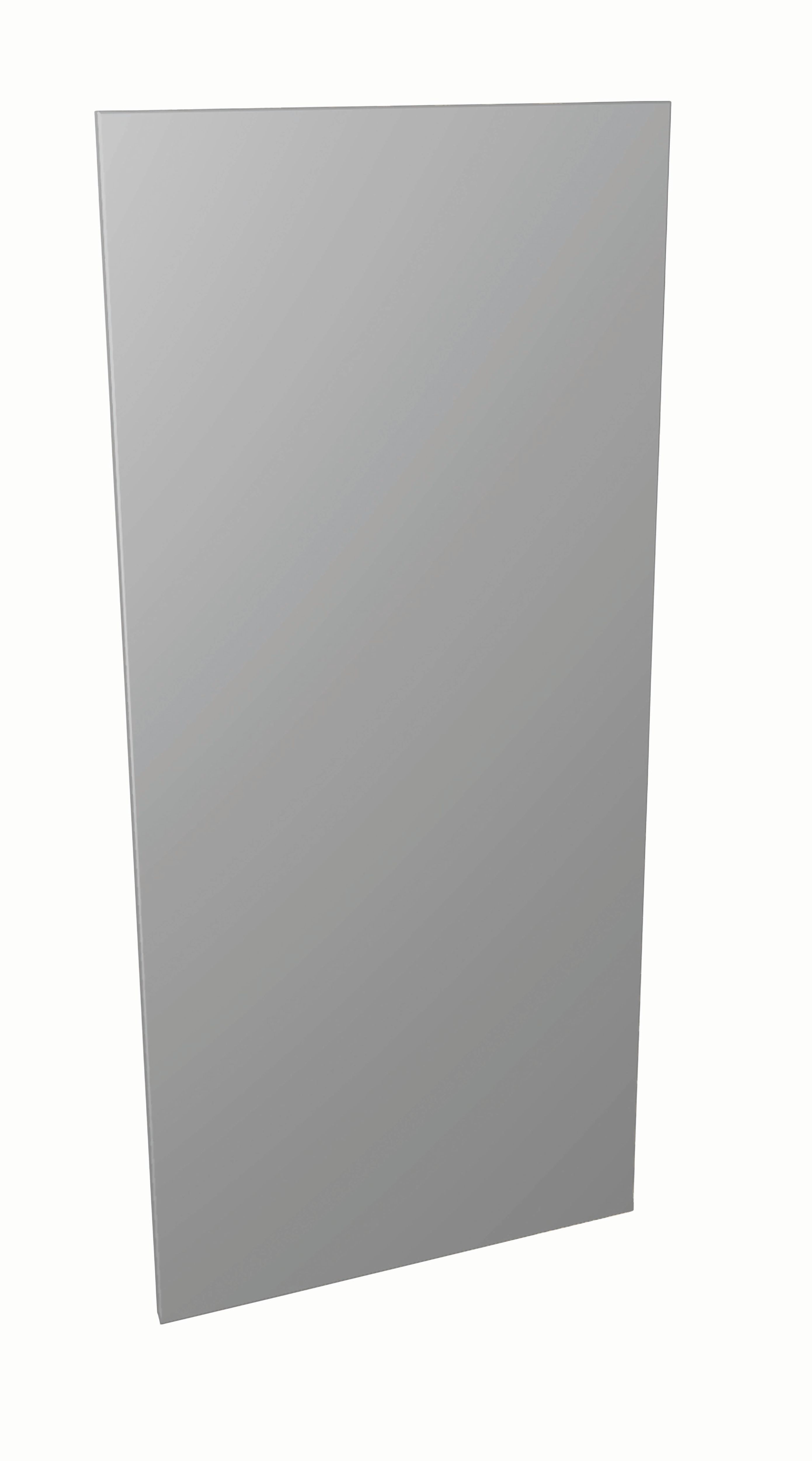 Image of Wickes Madison Grey Gloss Handleless Appliance Door (A) - 600 x 1319mm