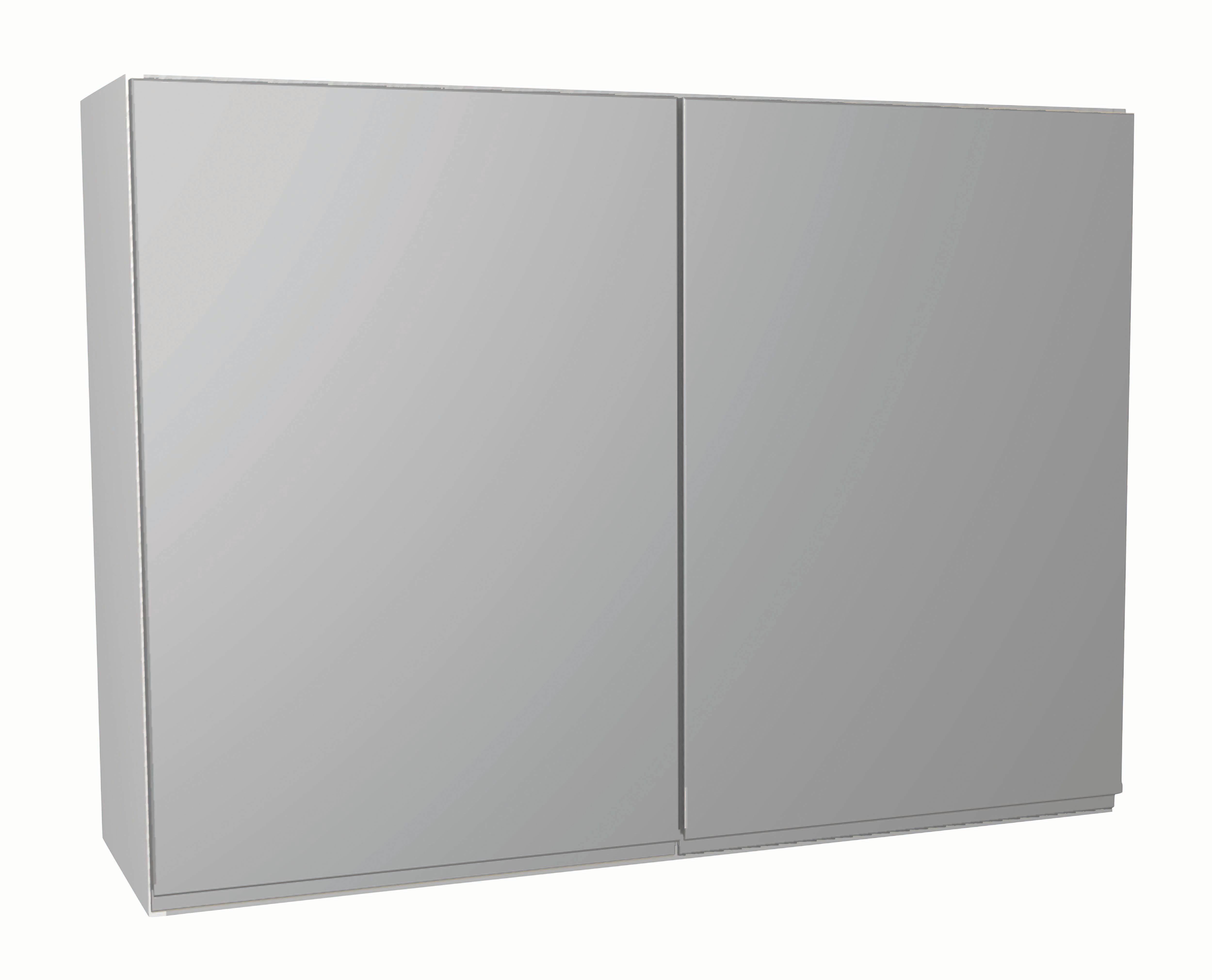 Wickes Madison Grey Gloss Handleless Wall Unit - 1000mm