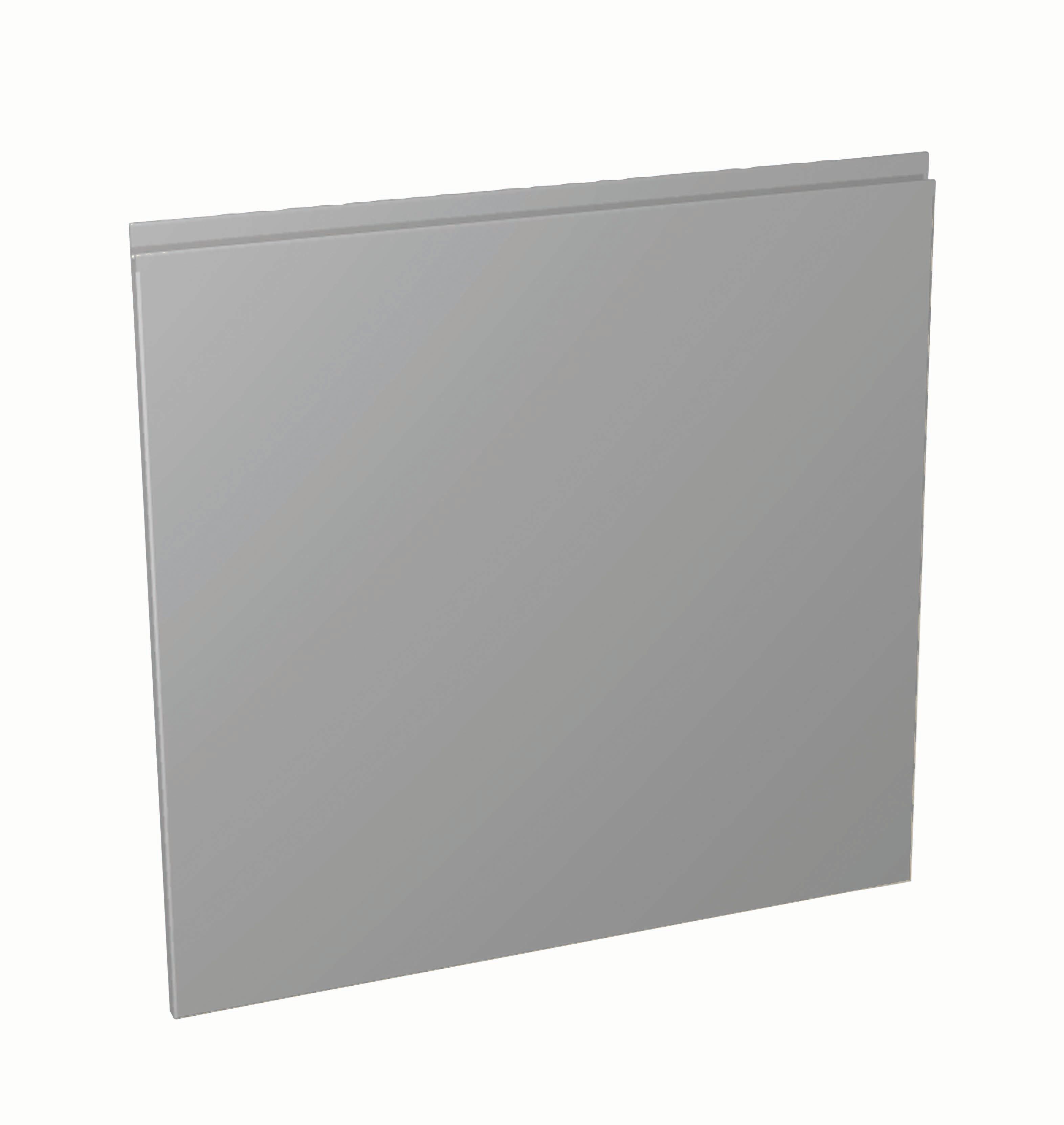 Image of Wickes Madison Grey Gloss Handleless Appliance Door (C) - 600 x 584mm