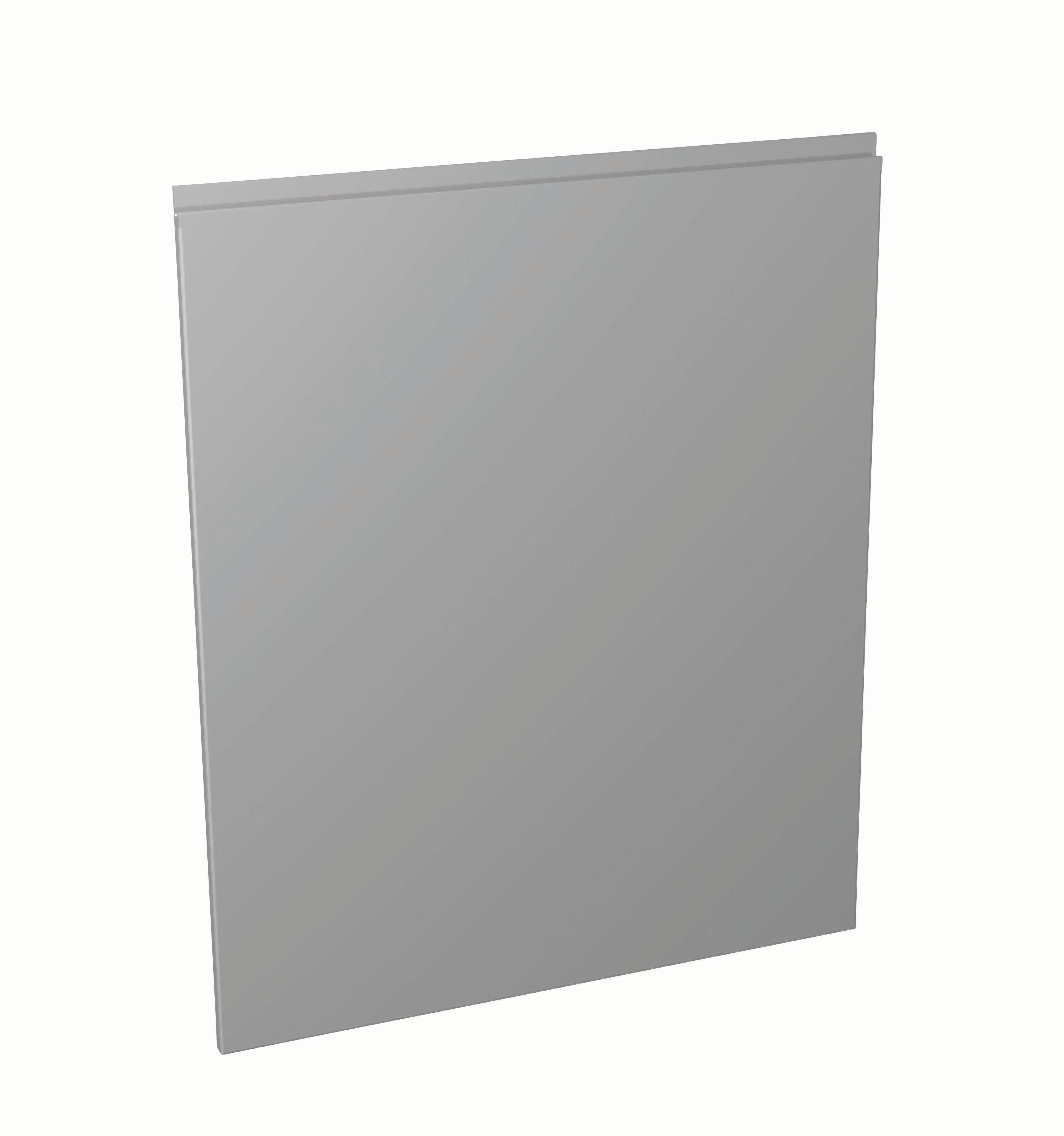 Image of Wickes Madison Grey Gloss Handleless Appliance Door (B) - 600 x 731mm