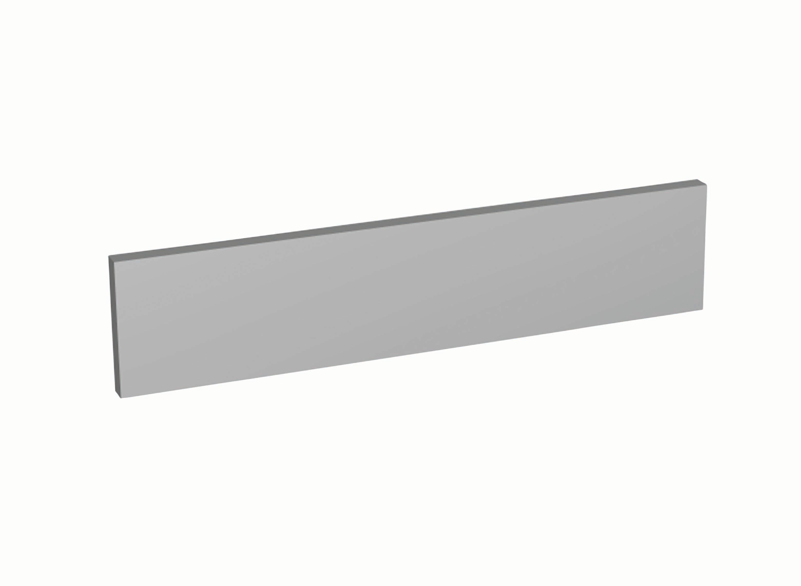 Image of Wickes Madison Grey Gloss Handleless Appliance Door - 600 x 131mm
